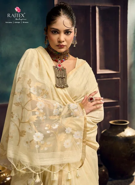 Amrit by rajtex Pure Munga Cotton Handloom Weaving saree 